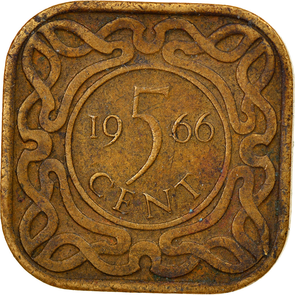 Coin, Surinam, 5 Cents, 1966, VF(30-35), Nickel-brass, KM:12.1