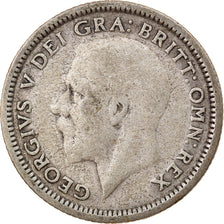 Münze, Großbritannien, George V, 6 Pence, 1927, S, Silber, KM:815a.1