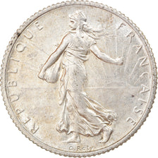 Moneta, Francia, Semeuse, Franc, 1919, Paris, SPL-, Argento, KM:844.1