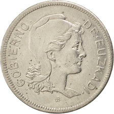 SPAIN CIVIL WAR, 2 Pesetas, 1937, Brussels, KM #2, EF(40-45), Nickel, 26, 8.04