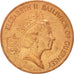 Coin, Guernsey, Elizabeth II, 2 Pence, 1990, AU(55-58), Bronze, KM:41
