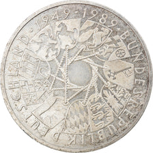 Moneta, GERMANIA - REPUBBLICA FEDERALE, 10 Mark, 1989, Munich, Germany, SPL-