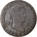 Münze, Spanien, Ferdinand VII, 8 Maravedis, 1833, Segovia, S+, Kupfer, KM:486.1