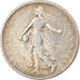 Moeda, França, Semeuse, Franc, 1910, Paris, VF(30-35), Prata, KM:844.1