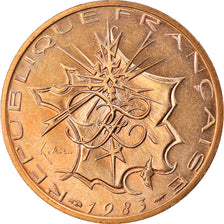 Moneta, Francia, Mathieu, 10 Francs, 1983, Paris, Tranche B, SPL, Nichel-ottone
