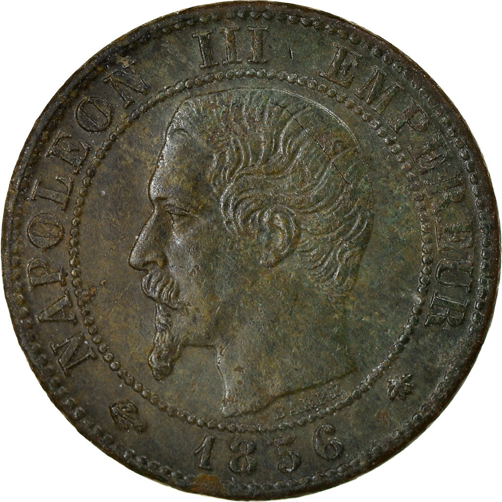 Münze, Frankreich, Napoleon III, Napoléon III, Centime, 1856, Strasbourg, SS