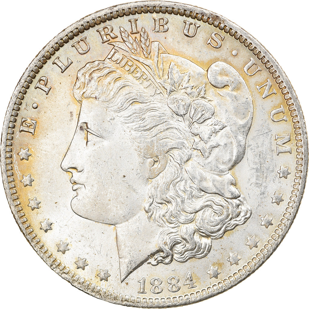 Moeda, Estados Unidos da América, Morgan Dollar, Dollar, 1884, U.S. Mint, New