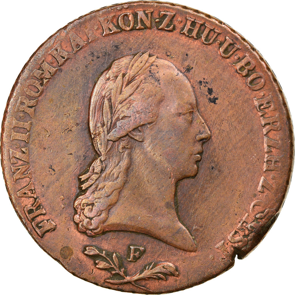Monnaie, Autriche, Franz II (I), 6 Kreuzer, 1800, TTB, Cuivre, KM:2128