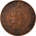Coin, France, Cérès, 2 Centimes, 1883, Paris, VF(30-35), Bronze, KM:827.1