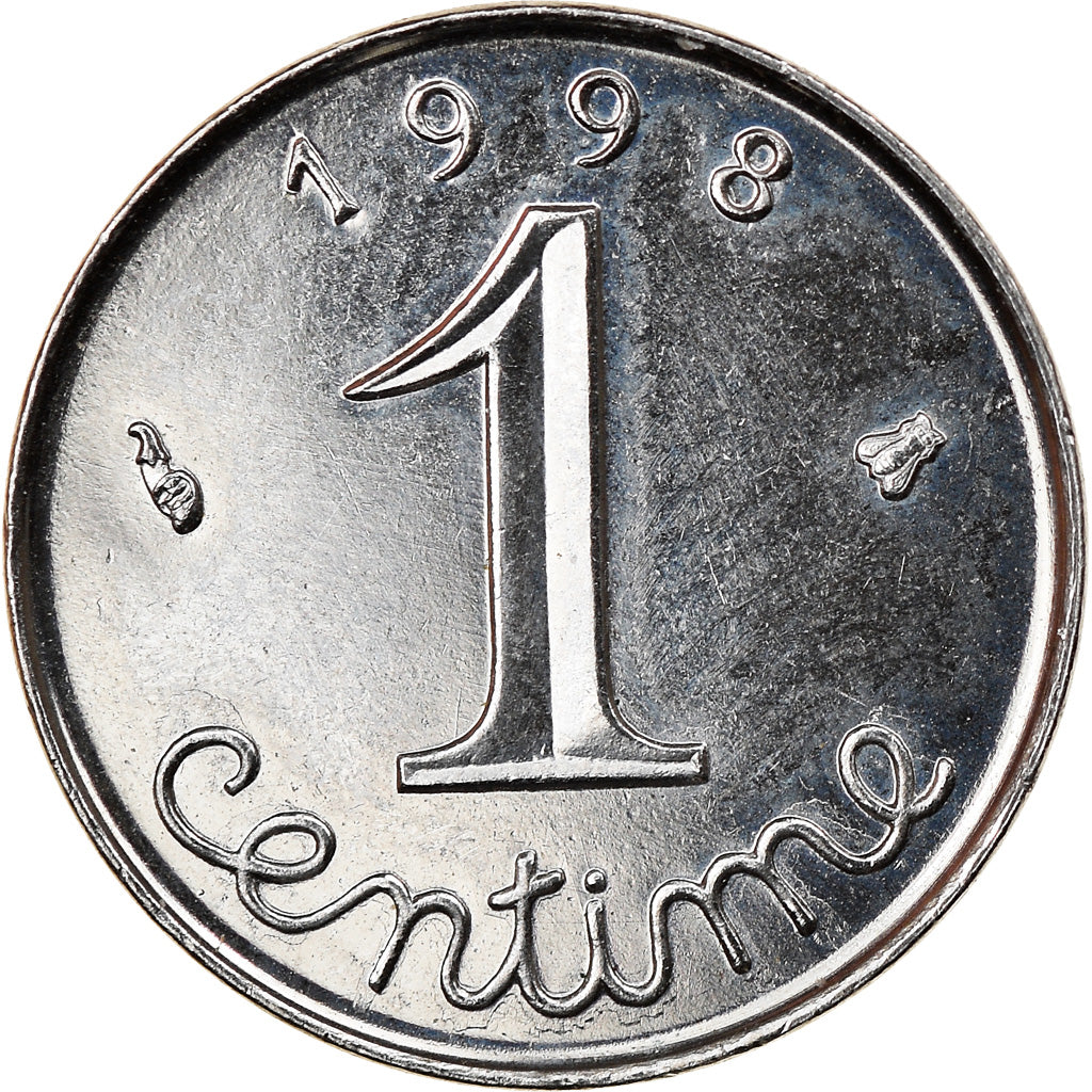 Moneta, Francia, Épi, Centime, 1998, Paris, SPL, Acciaio inossidabile, KM:928
