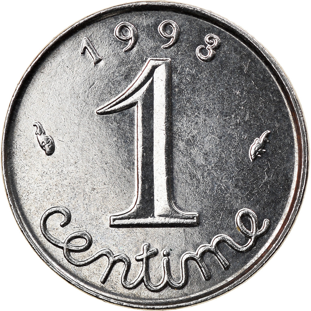 Monnaie, France, Épi, Centime, 1993, Paris, SPL, Stainless Steel, Gadoury:91