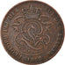 Moneta, Belgia, Leopold I, 2 Centimes, 1852, VF(30-35), Miedź, KM:4.2