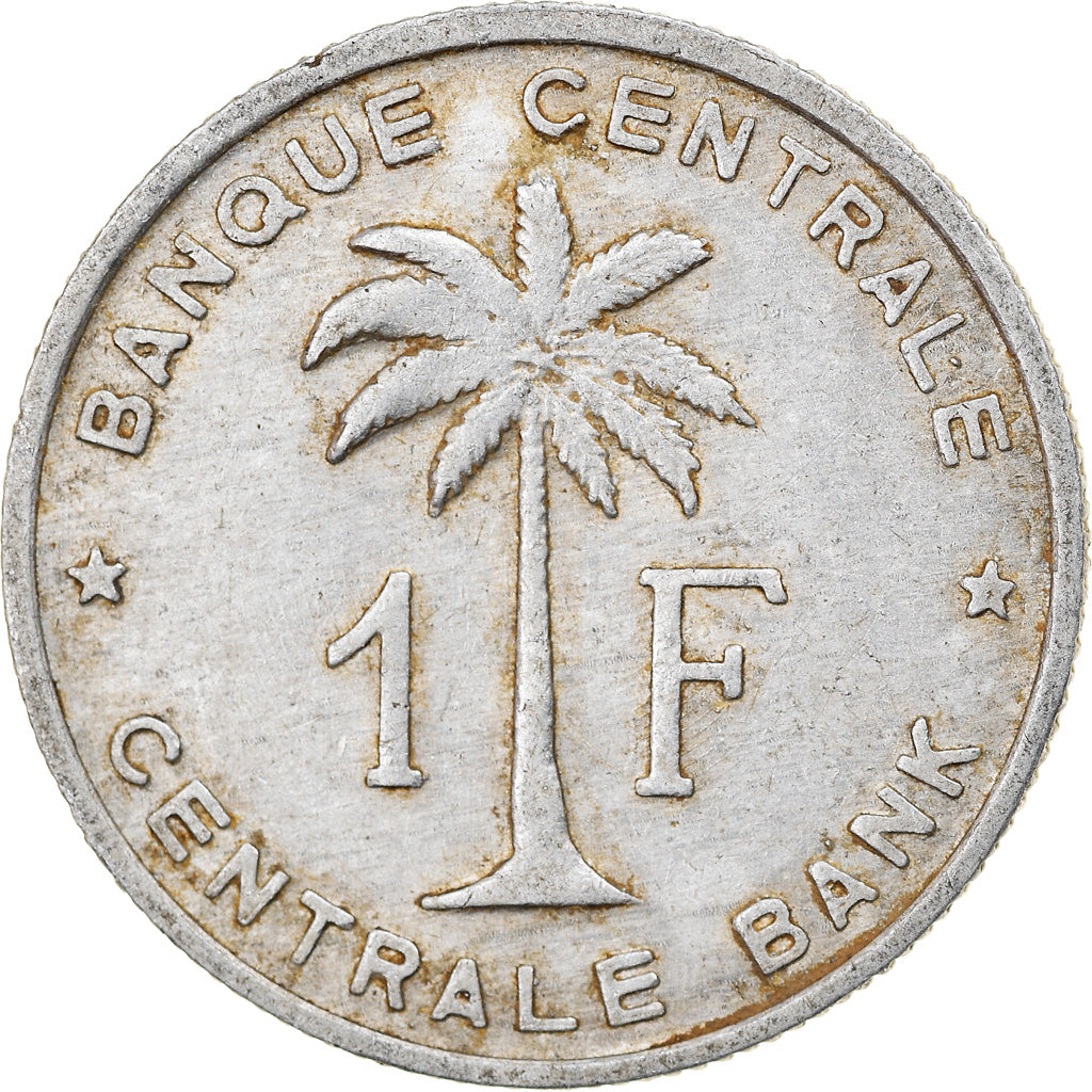 Monnaie, Congo belge, RUANDA-URUNDI, Franc, 1958, TB+, Aluminium, KM:4