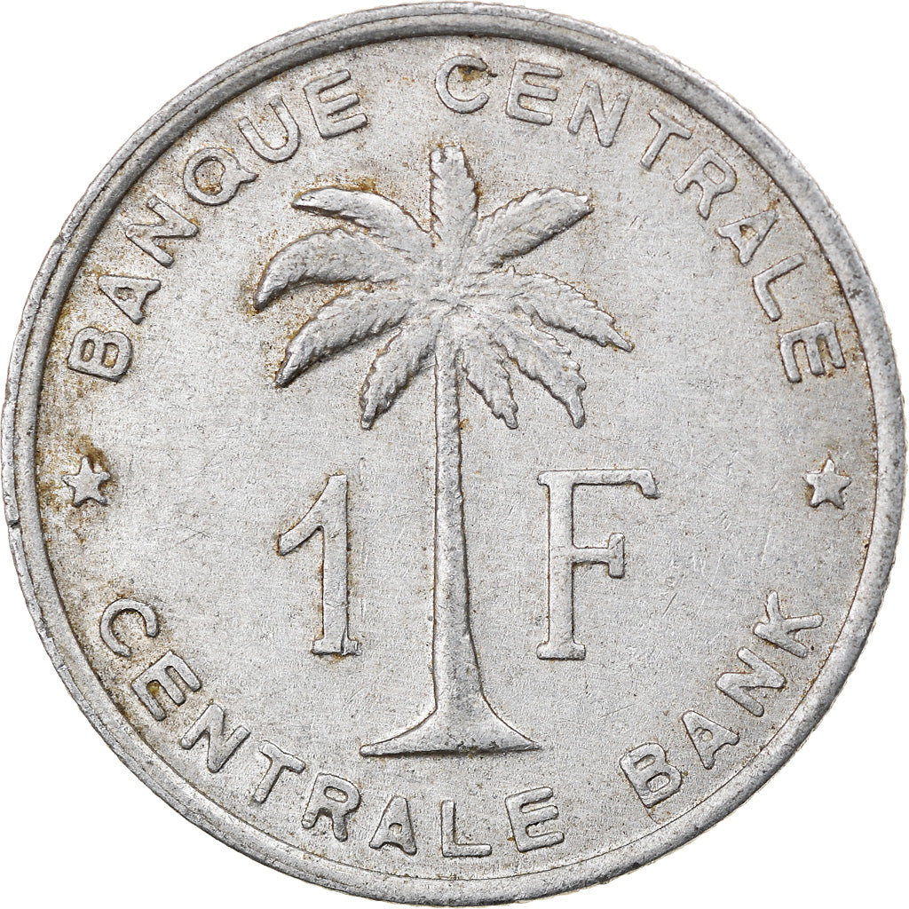 Moneta, Congo belga, RUANDA-URUNDI, Franc, 1959, BB, Alluminio, KM:4