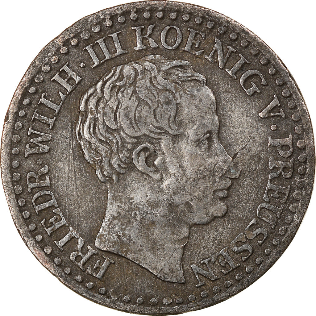 Moneta, Landy niemieckie, PRUSSIA, Friedrich Wilhelm III, 1/2 Silber Groschen