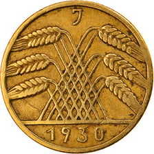 Münze, Deutschland, Weimarer Republik, 10 Reichspfennig, 1930, Hambourg, SS