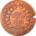Moneta, Portogallo, Jose I, 10 Reis, X; 1/2 Vinten, 1752, B+, Rame, KM:243.1