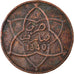 Monnaie, Maroc, Yusuf, 10 Mazunas, 1921/AH1340, bi-Bariz, Paris, TB+, Bronze