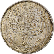 Moneta, Egitto, Hussein Kamil, 2 Piastres, 1917/AH1335, BB, Argento, KM:317.1