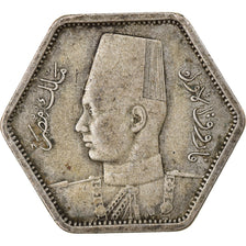 Coin, Egypt, Farouk, 2 Piastres, 1944/ AH1363, British Royal Mint, VF(30-35)