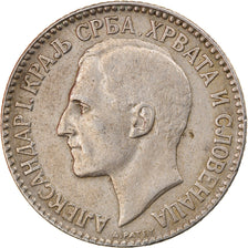 Coin, Yugoslavia, Alexander I, 2 Dinara, 1925, EF(40-45), Nickel-Bronze, KM:6