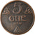 Moneda, Noruega, Haakon VII, 5 Öre, 1951, Kongsberg, MBC, Bronce, KM:368