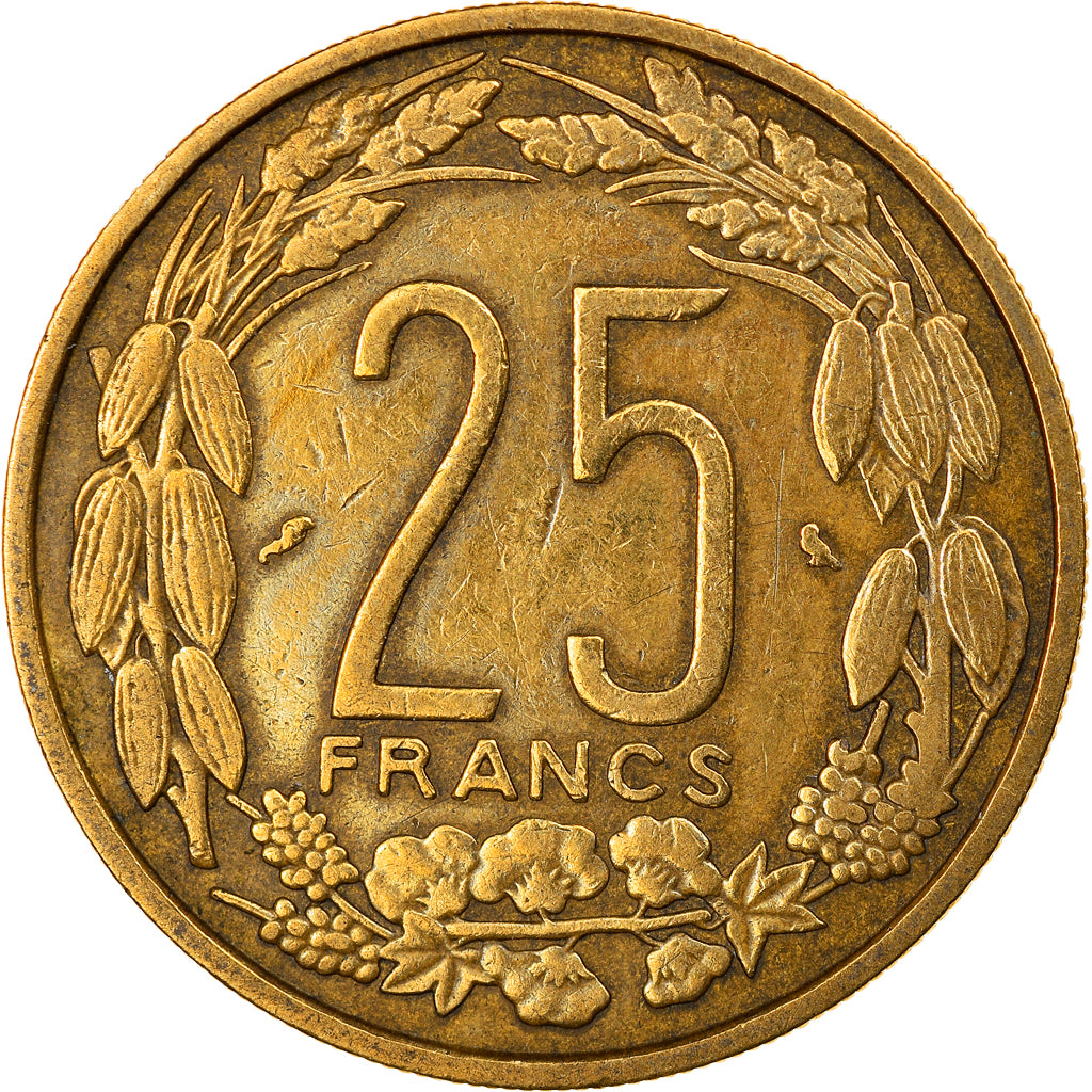 Moneta, Stati dell’Africa equatoriale, 25 Francs, 1962, Paris, BB