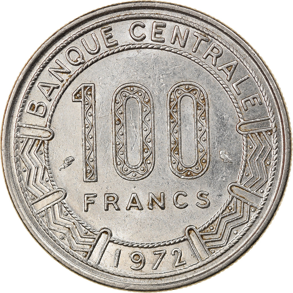 Münze, Kamerun, 100 Francs, 1972, Paris, SS, Nickel, KM:16