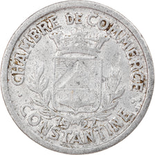 Monnaie, Algeria, Chambre de Commerce, Constantine, 10 Centimes, 1922, TTB