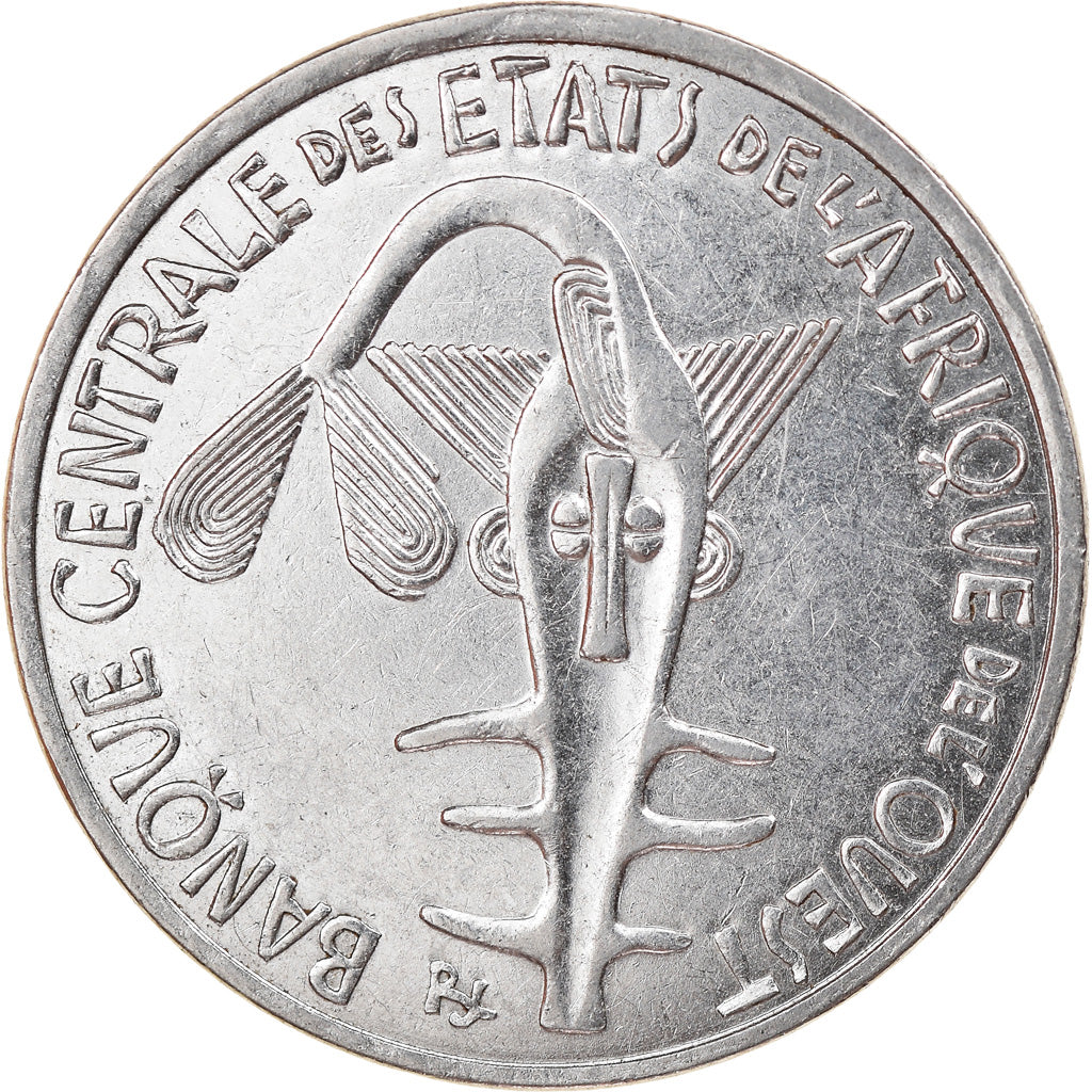 Moneta, Stati dell'Africa occidentale, 100 Francs, 2017, Paris, SPL-, Acciaio
