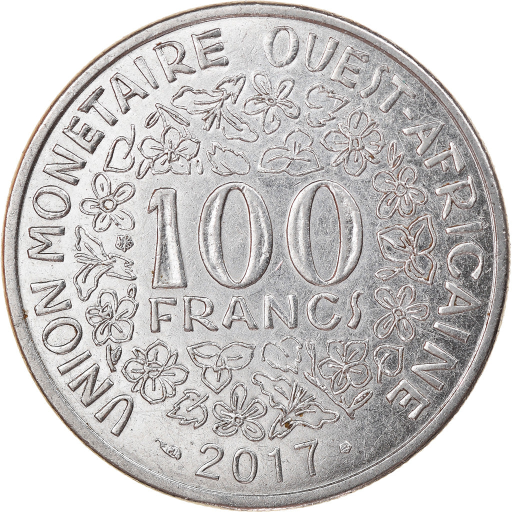 Moneta, Stati dell'Africa occidentale, 100 Francs, 2017, Paris, SPL-, Acciaio