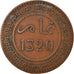 Monnaie, Maroc, 'Abd al-Aziz, 10 Mazunas, 1902/AH1320, Paris, TTB, Bronze