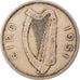 Moeda, REPÚBLICA DA IRLANDA, 1/2 Crown, 1951, VF(30-35), Cobre-níquel, KM:16a