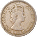 Monnaie, Etats des caraibes orientales, Elizabeth II, 50 Cents, 1955, TB+