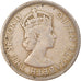 Monnaie, Etats des caraibes orientales, Elizabeth II, 50 Cents, 1955, TB+