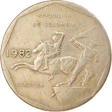 Moneda, Colombia, 10 Pesos, 1982, MBC, Cobre - níquel - cinc, KM:270