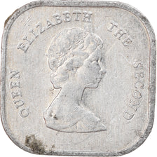 Münze, Osten Karibik Staaten, Elizabeth II, 2 Cents, 1984, SS, Aluminium, KM:11