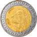 Moneta, Algeria, 20 Dinars, 2009/AH1430, Algiers, BB, Bi-metallico, KM:125