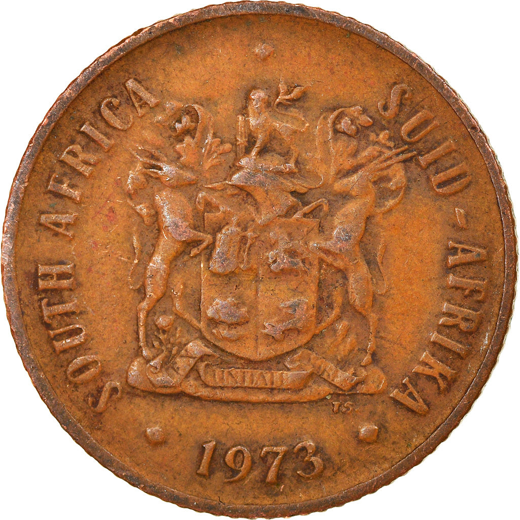 Münze, Südafrika, 2 Cents, 1973, SS, Bronze, KM:83