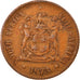 Münze, Südafrika, 2 Cents, 1973, SS, Bronze, KM:83