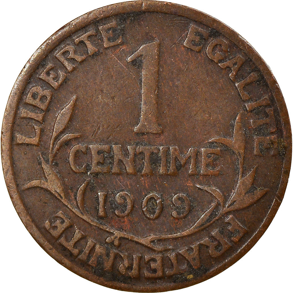 Münze, Frankreich, Dupuis, Centime, 1909, Paris, S+, Bronze, KM:840, Gadoury:90