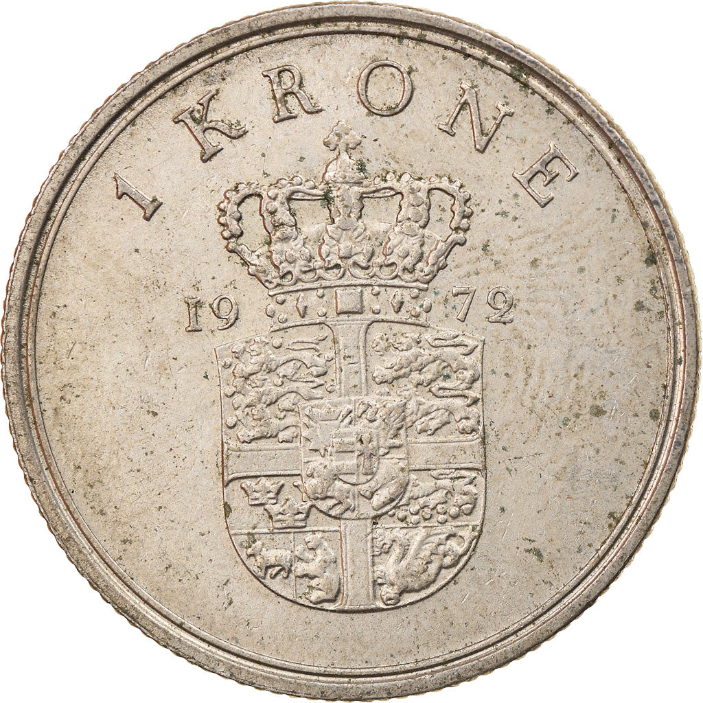 Monnaie, Danemark, Margrethe II, Krone, 1979, Copenhagen, TB+, Copper-nickel