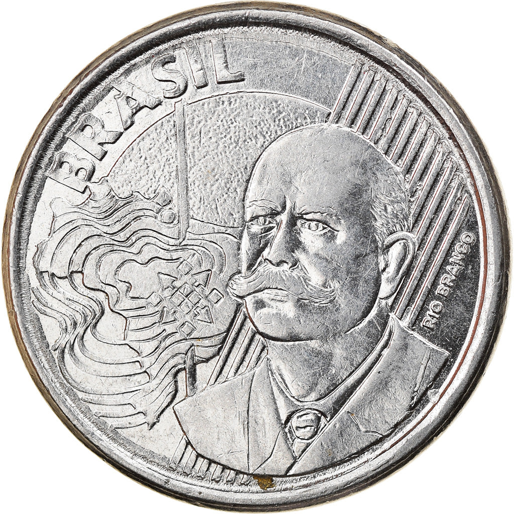 Moneta, Brasile, 50 Centavos, 2006, SPL-, Acciaio inossidabile, KM:651a