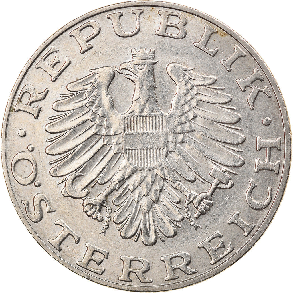 Moneta, Austria, 10 Schilling, 1989, AU(55-58), Miedź - nikiel niklowany