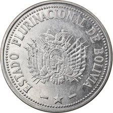 Munten, Bolivia, Boliviano, 2010, PR, Stainless Steel, KM:217