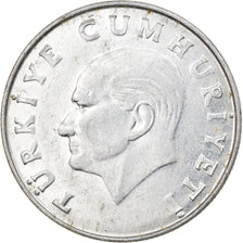 Coin, Turkey, 25 Lira, 1985, AU(55-58), Aluminum, KM:975