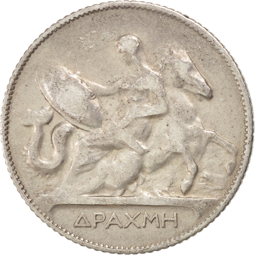 Coin, Greece, George I, Drachma, 1910, VF(30-35), Silver, KM:60