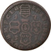 Moneta, LIEGE, John Theodore, 2 Liards, 1751, Liege, MB+, Rame, KM:158