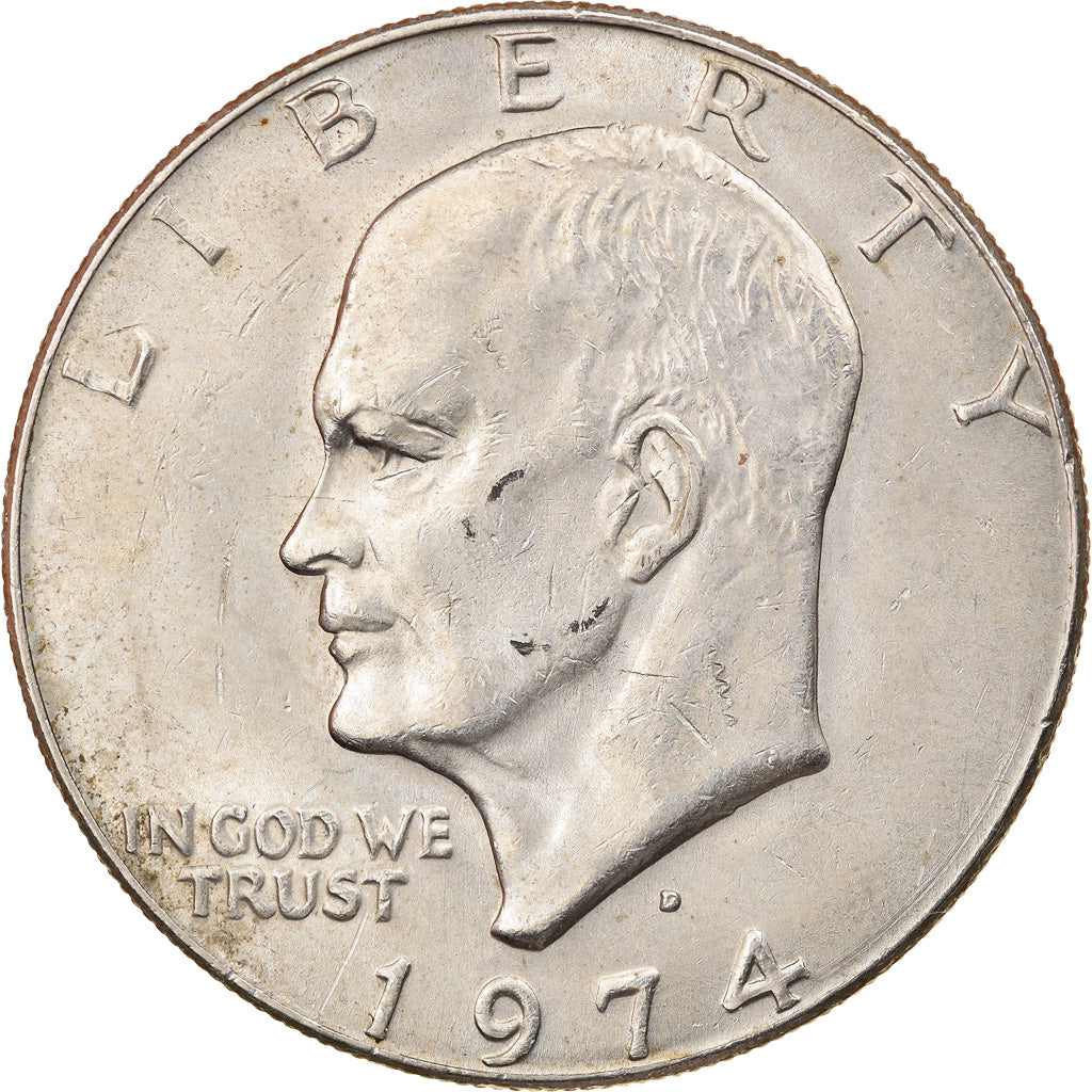 Moneta, Stati Uniti, Eisenhower Dollar, Dollar, 1974, U.S. Mint, Denver, BB
