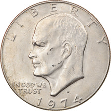Moneta, Stati Uniti, Eisenhower Dollar, Dollar, 1974, U.S. Mint, Denver, BB